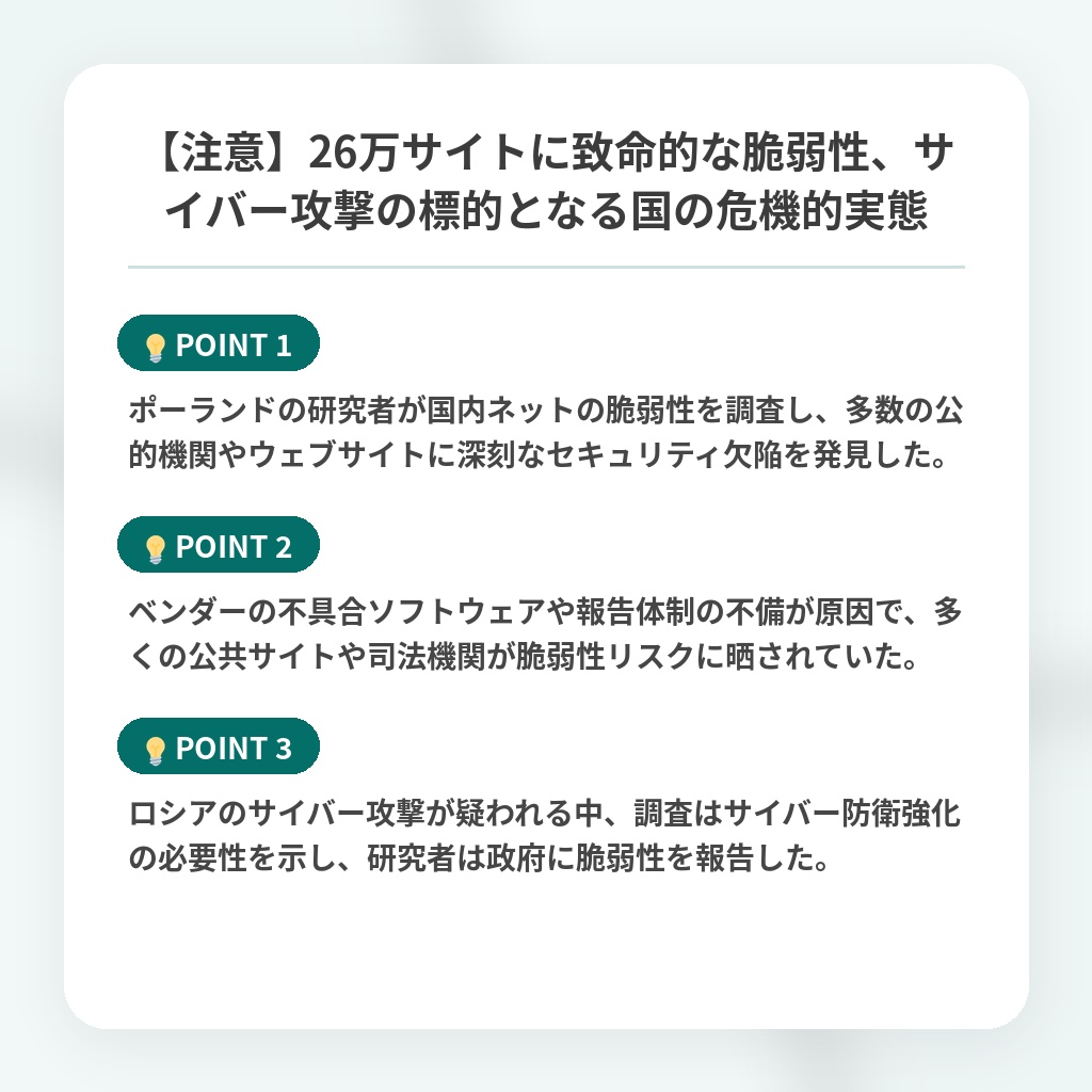 【注意】26万サイトに致命的な脆弱性、サイバー攻撃の標的となる国の危機的実態の注目ポイントまとめ